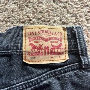 Levi's Women’s Black Jean Shorts
